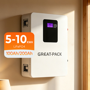ระบบกักเก็บพลังงานภายในบ้าน 5KWh 10KWh 48V 51.2V 100Ah 200Ah ระบบพลังงานแสงอาทิตย์แบบออฟกริด แบตเตอรี่ลิเธียมสำหรับพลังงานแสงอาทิตย์ - Product Image 1