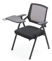 Chaise ergonomique de formation de siège de conférence de bureau pliable de conception moderne avec le dossier de pp + fibre