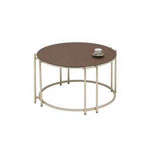 Modern Simple Style Convertible Stainless Steel Coffee <b>Table</b> for Home Office Home Bar Living Room Use-NETRA FURNITURE 2 Year - Product Image 1