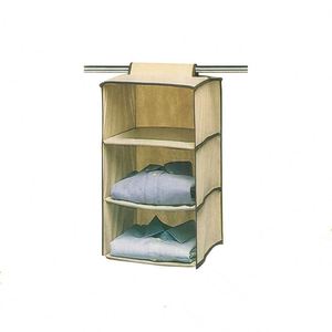 Home Storage Organizer Fabric Foldable <b>Box</b> Non-woven 6 Cells Hanging Shelf Organizer for Clothes - Product Image 3