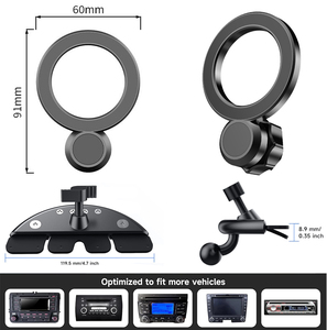 Atualizado Magnetismo Car Phone Holder Magnético CD Car Mount para MagSafe iPhone 16-12 Series - Product Image 6