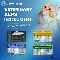 CE ISO ALPS Verrouillage Plaque de Compression Vis Titane Implant Orthopédique Vétérinaire pour Canines Fracture Fixation Kit Chirurgical