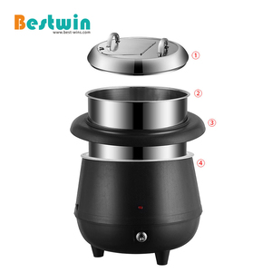 Forniture per Catering, Pentola Riscaldante per Curry e Stufati, Bollitore per Vin Brulé, Scaldavivande Elettrico per Buffet - Product Image 1