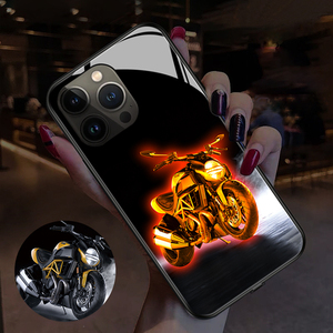 Gran oferta 2024 teléfono inteligente funda luminosa para iPhone música inteligente control <span class=keywords><strong>de</strong></span> <span class=keywords><strong>voz</strong></span> intermitente para fundas <span class=keywords><strong>de</strong></span> teléfono móvil iPhone - Product Image 2