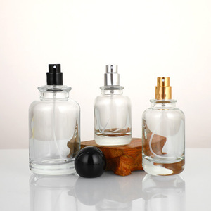 In Stock Wholesale 30ml Black Ball Cap Press Spray <b>Bottle</b> Travel <b>Sample</b> <b>Perfume</b> Cosmetic Container - Product Image 4