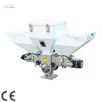 Doseurs volumétriques automatiques à double vis en acier inoxydable Gainwal pour masterbatch, avec une production de 20 à 260 kg/h, fonctionnement continu