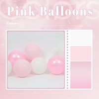 Kit de 60 ballons en latex transparents pastel rose et blanc de 12 pouces pour la décoration de mariage, d'anniversaire, de fête de naissance