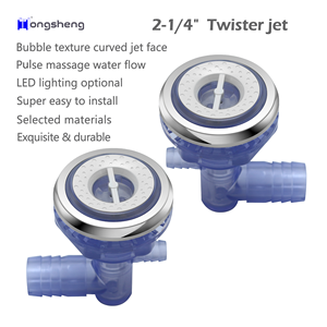 Xách tay ABS nhựa Hydro Bồn tắm massage drainer phụ kiện 2.25 "Spa máy bay phản lực vòi phun freestanding 40 máy bay phản lực bồn tắm nóng Xung máy bay phản lực - Product Image 2