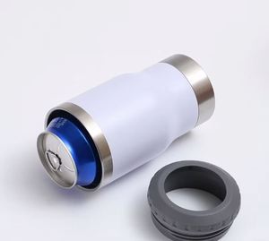 Vaso Térmico de Acero Inoxidable de Doble Pared, Libre de BPA, con Logotipo Personalizado, 14 oz, 4 en 1, con 2 Tapas, para Cerveza, Café, Viajes - Product Image 6
