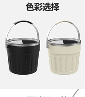 Seau à glace grande capacité 7,7 L pour événements extérieurs et bars, en acier inoxydable double paroi, isolation ultra-longue durée, refroidisseur de boissons froides