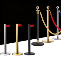 Barrière rétractable de poteau de stanchion de ligne de file d'attente de ceinture de contrôle de foule de banque d'hôtel de route d'exposition
