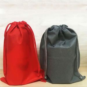 Ulikeke Customized Recyclable Fabric <b>Mini</b> Small Laminated PP Non-woven Dust Gift Shoe Bag Non Woven Drawstring Bags With Logo - Product Image 4