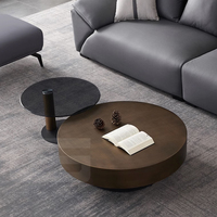 Meubles de salon, tables basses en métal de luxe, tables basses en verre modernes et simples