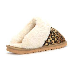 leopardo invierno de felpa <span class=keywords><strong>zapatillas</strong></span> de interior cálida chaqueta de piel de mujer de algodón <span class=keywords><strong>zapatillas</strong></span> nuevas llegadas 2020 - Product Image 4