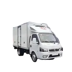 Dongfeng sử dụng 2 10 tấn nhỏ Xe tải lạnh đơn vị protecter hộp lạnh xe tải để bán
