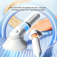 Aspirateur de toilettage automatique 3-en-1 pour animaux de compagnie, brosse de retrait des poils de chien et de chat, aspiration et soufflage, forte aspiration 4200PA, outil de démêlage