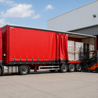 Bâche latérale de camion sur mesure, écologique, extérieure, en PVC imperméable 610-750 g/m² pour la protection des marchandises