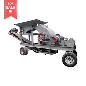 Trituradora de Piedra Portátil Móvil, Molino de Martillos, Precio de Venta con Motor Diésel - Product Image 2