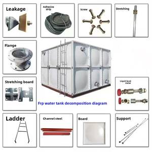 Tanque de Agua de FRP de Alta Resistencia a la Presión para Minería, Metalurgia, Plantas de Energía, Almacenamiento de Agua Industrial, Entornos de Trabajo Difíciles - Product Image 2