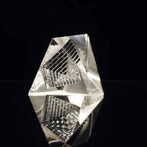 Pujiang-Pirámide de cristal k9 de alta calidad, pisapapeles personalizado, grabado láser 3D, pirámide de cristal de Egipto para regalo de recuerdo - Product Image 6