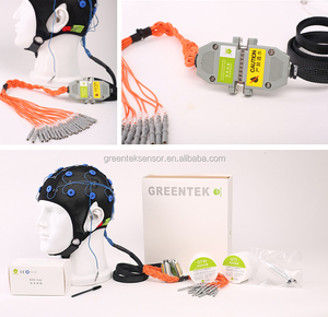 Greentek EEG หมวก Amazon มาตรฐาน21ช่องพร้อม ag/agcl ขั้วไฟฟ้าสำหรับ EEG แอมป์ <span class=keywords><strong>KT88</strong></span>