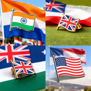 Pin de Solapa Personalizado, Insignias Metálicas de Aleación de Zinc Ecológico, Impresión por Sublimación/UV, Dorado/Plateado, Personalizable - Product Image 4