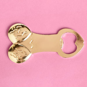 Ouvre-bouteille de bière créatif <span class=keywords><strong>en</strong></span> métal doré Nicro <span class=keywords><strong>en</strong></span> forme de pénis, cadeaux pour les invités de la fête de mariage, fête de bachelorette pour adultes - Product Image 3