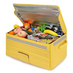 Grand sac isotherme 600D PVC, glacière thermique 43L pour pique-nique, courses, <span class=keywords><strong>camping</strong></span>, coffre de voiture, BSCI ISO9001 - Product Image 1