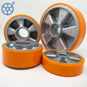 WBD-ruedas de carrito de goma duraderas y personalizadas, Juego de 2, 3, 4, 6, 8 y 10 pulgadas de plástico, TPR, PU, PVC