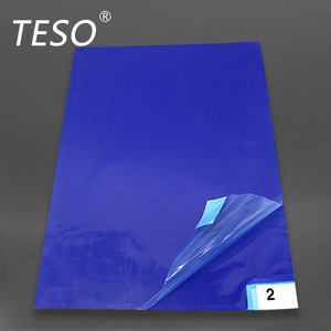 Alfombra antiestática Teso de 1.2 mm, azul, desechable, adhesiva, para seguridad eléctrica y uso en salas blancas. - Product Image 5
