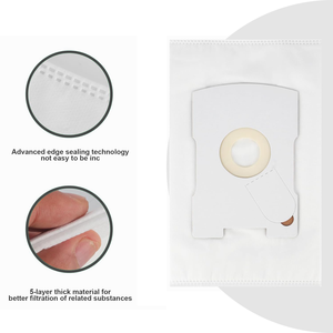 Sacs de collecte de poussière non tissés pour aspirateurs <span class=keywords><strong>Vorwerk</strong></span> VT260, VT265, VT270, VT300, à alimentation manuelle, pour usage domestique - Product Image 3