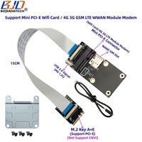 Adaptador Inalámbrico Mayorista NGFF M.2 Key A+E a Mini PCI-E MPCIe con Ranura para Tarjeta NANO SIM para Módulo de Módem WIFI 4G 3G LTE GSM