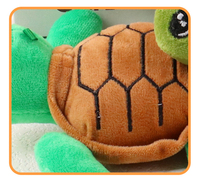 Dessin animé tortue porte-clés Animal marin tortue poupée en peluche pendentif porte-clés sac à dos voiture sac porte-clés décor charme enfant cadeau