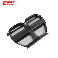 Calandre avant monobloc style V pour BMW M3 M4 G80 G82 G83 2021+ en fibre de carbone sèche