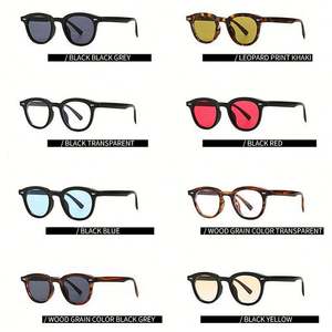 Lunettes de soleil carrées vintage anti-lumière bleue avec logo personnalisé, monture léopard petite taille, pour hommes et femmes - Product Image 6