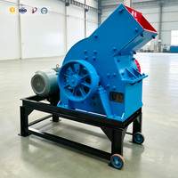 Broyeur à marteaux robuste PC-600x400 10-25t/h, machine de concassage de roche stationnaire pour carrières et chantiers de construction professionnels