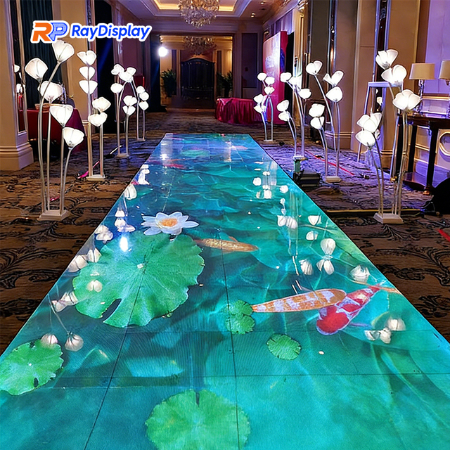 P1.53 Small Pixel Pitch LED Video Wall Display with Animation Interactive Motion Sensor Elevator Education Indoor/Outdoor Use