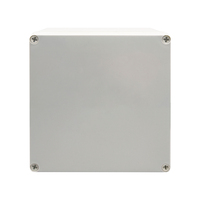 Boîte de jonction en plastique étanche IP66 grise avec couvercle transparent en ABS pour la protection des disjoncteurs