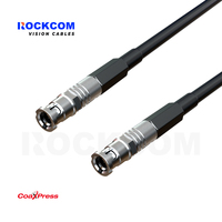 1M CXP12 HD-BNC à HD-BNC High Flex 12.5 Gbps Câble de vision industrielle pour caméra industrielle Câble CoaXPress