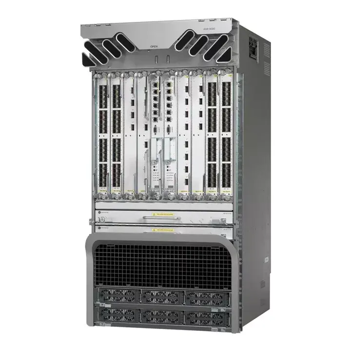 Original ASR-9010-AC Aggregation Services Routers ASR 9010 Series Chassis Dual Redundant RSPs With Integrated Fabric In 2 Slots