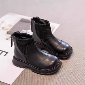 Botas de plataforma a la moda para mujer con estilo versátil y casual. Suela gruesa para aumentar la altura y función antideslizante. - Product Image 2