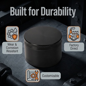 Molino de Hierbas de Aleación de Zinc de Tamaño Completo, Resistente al Desgaste y a la Corrosión, Portátil, Directo de Fábrica - Product Image 3