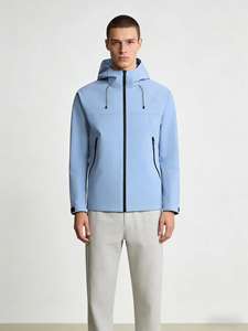 Chaqueta Bomber Ligera con Revestimiento |   Carcasa de Viaje Unisex Impermeable y Transpirable |   Ropa de Abrigo para Senderismo de Primavera con Cuello Alto - Product Image 2