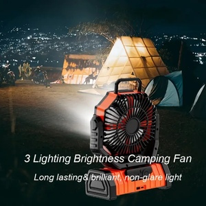 USB Rechargeable LED Power Bank 20000mAh Waterproof Camping Fan Air Cooling LED <b>Light</b> for Car Outdoor Use-Portable 3-Year - Product Image 3
