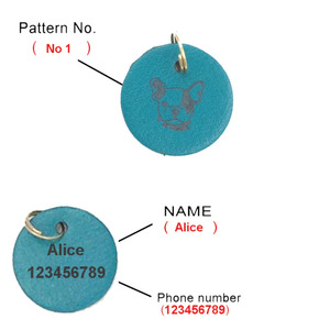 <b>Customized</b> PU leather <b>dog</b> <b>tags</b> for cross-border e-commerce, anti-lost pendants for <b>dogs</b> and cats, pet mats, and promotional - Product Image 1