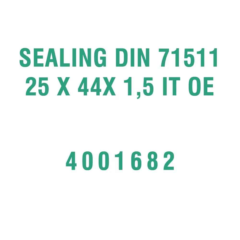 ซีล DIN 71511 25 x 44X 15 4001682สำหรับรถขุด R934B Liebherr