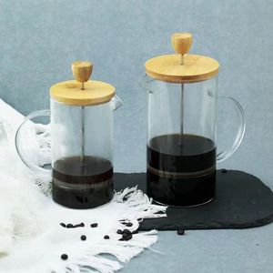 Cafetière à piston en verre borosilicate de haute qualité, vente en gros - Product Image 4