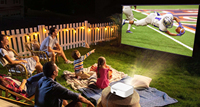 BYINTEK-miniproyector LED para cine en casa modelo K45, dispositivo de proyección 4K Full HD con resolución de 1080p, compatible con Android 9,0 y Smart TV