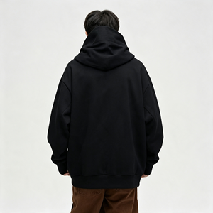 Sweat à capuche unisexe style streetwear américain 2026 - Sweat-shirt épais doublé polaire, coupe oversize, vêtement d'extérieur automne-hiver pour couple - Product Image 3
