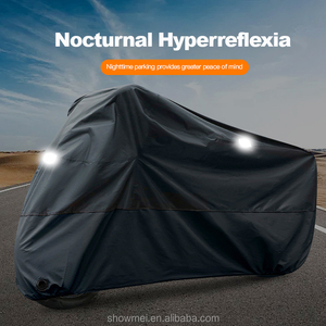 Funda para Motocicleta Negra Plateada, Impermeable, con Protección UV, Incluye Bolsa de Almacenamiento para Scooter - Product Image 3